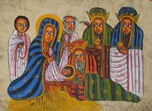 Ethiopian Nativity Scene